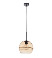 Lampa wisząca ze kloszem bursztynowa Sigma Lighting COMO E Duży 32018 I Wysyłka 48h