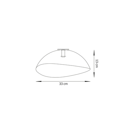 Plafon z żywicy czarno-miedziany Sigma Lighting Solaris S 40604