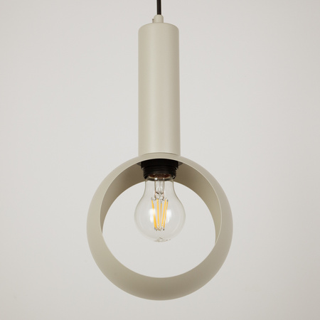 Lampa wisząca VITRUM oczko szary beż 41105