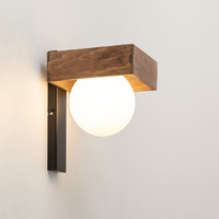 Kinkiet w stylu boho z mlecznym kloszem Sigma Lighting - BLOOM 33666