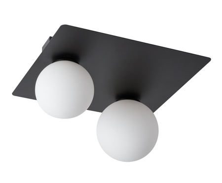 Plafon kule czarny Sigma Lighting ARGON 2 prostokąt 33276