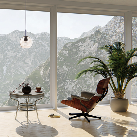 Lampa wisząca ze szklanym kloszem bursztynowa Sigma Lighting COMO C Mały 32001