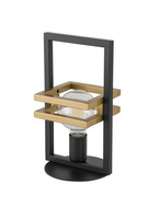 Lampka nocna metalowa czarno-złota Sigma Lighting - MERCI 50318