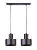 Lampa wisząca metalowa czarna Sigma Lighting RIF 2 30898