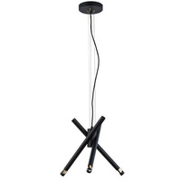 Lampa wisząca rurki czarna Sigma Lighting LUMEN LASER 3 33259