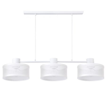 Lampa wisząca metalowa siatka biała Sigma Lighting BONO 3 31901