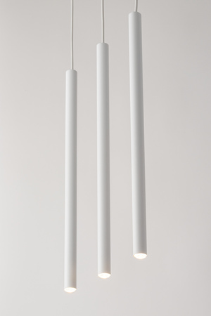 Lampa wisząca rurki sople biała Sigma Lighting SOPEL 3 PROSTY 33402