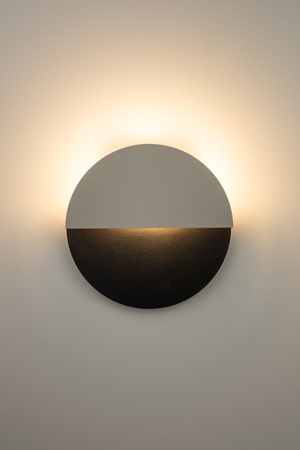 Kinkiet LUNA S czarny/szary beż 40859