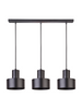 Lampa wisząca metalowa czarna Sigma Lighting RIF 3 PROSTY 30899