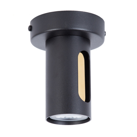 FLOW 1 plafon czarny/złoty 41215