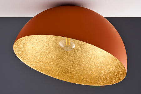 Plafon kopuła ceglany_złoty Sigma Lighting SFERA 50 41518