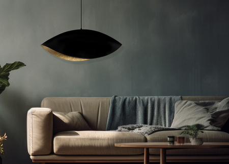 Lampa wisząca SONA czarny/złoty 41097