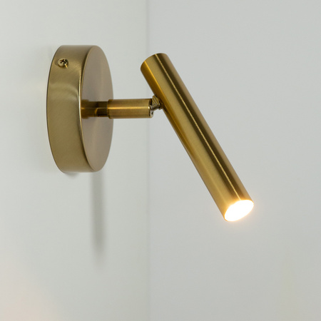 SOPEL kinkiet złoty szczotkowany 41511	