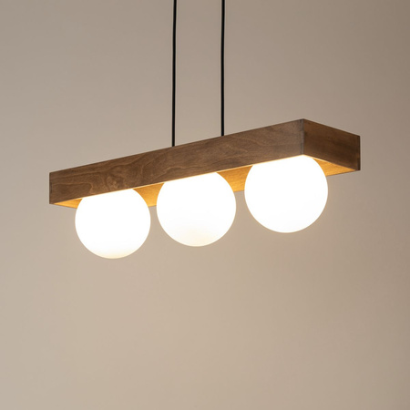 Lampa wisząca boho z mlecznymi kloszami Sigma Lighting - BLOOM 3 33665