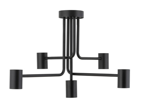 Lampa sufitowa nowoczesna czarna Sigma Lighting LUIS 5 33422