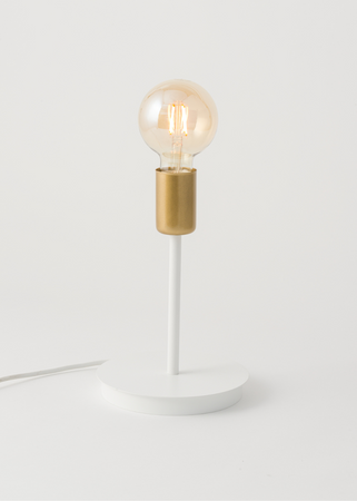 Lampka loftowa biało-złota Sigma Lighting GINO 50317