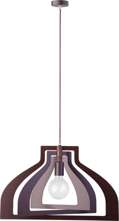Lampa wisząca hdf wenge Sigma Lighting GLAM LOFT 31365