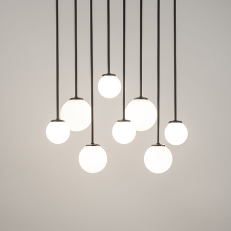 Plafon żyrandol kulki biały Sigma Lighting - TULIA 8 długi 33495