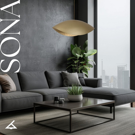 Lampa wisząca SONA złoty 41099