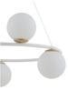 Lampa wisząca kule ring biała Sigma Lighting GAMA KOŁO 5 33385