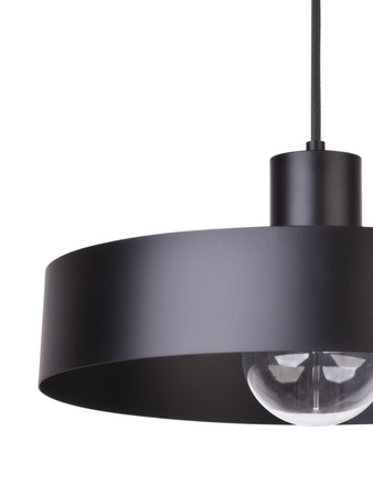 Lampa wisząca metalowa czarna Sigma Lighting RIF 1 L 30895