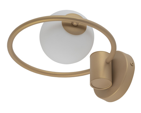 Kinkiet ring kula złoto-beżowy Sigma Lighting AQUA 33482