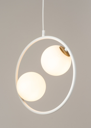 Lampa wisząca ring kula biała Sigma Lighting AQUA 2 33411