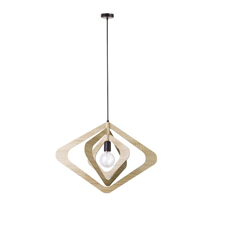Lampa wisząca Sigma Lighting Glam Romb dąb 31279