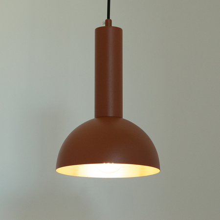 Lampa wisząca VITRUM kopuła S ceglany 40973