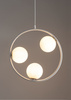Lampa wisząca ring kula biała Sigma Lighting AQUA 3 33414