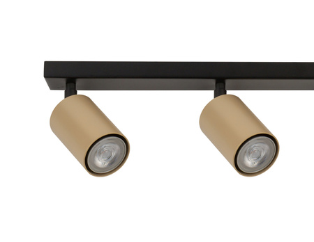 Reflektory sufitowe led czarno-złote Sigma Lighting ZOOM 4 33322