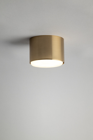 Plafon TUBO S złoty satyna 40848