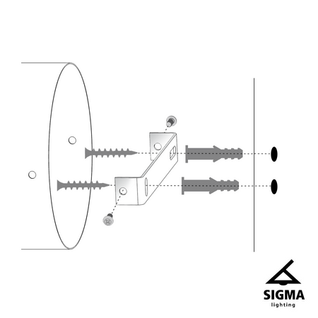 Kinkiet minimalistyczny srebrny Sigma Lighting Sopel 33214