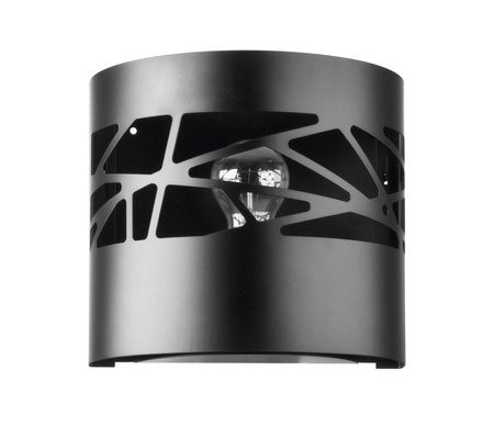 Kinkiet metalowy czarny Sigma Lighting MODUŁ FREZ 31078