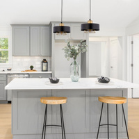 Lampa wisząca metalowa czarno-złota Sigma Lighting POKER 2 32064