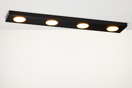 HERO 4 plafon prostokąt CZARNY 41503