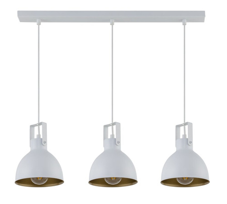 Lampa wisząca loftowa biało-złota Sigma Lighting MARS 3 32263