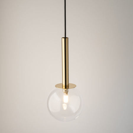 Lampa wisząca kule DAISY 1 Sigma Lighting złoto-transparentna 40757