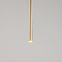Lampa wisząca tuba rurka złota Sigma Lighting SOPEL 1 Prosty 33151