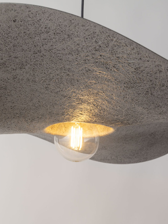 Lampa wisząca kapelusz srebrna Sigma Lighting KAPELLO L FI76 32336