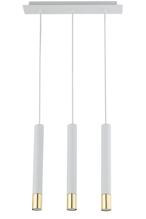 Lampa wisząca tuby sople biało-złota Sigma Lighting SOPEL GRAND 3 33388
