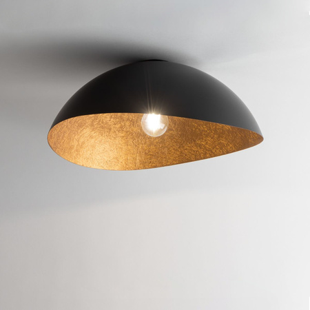 Plafon z żywicy czarno-miedziany Sigma Lighting Solaris S 40604