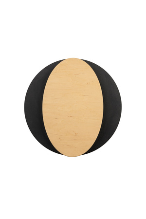 OVO kinkiet czarny/brzoza 40872