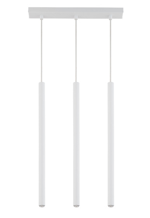 Lampa wisząca rurki sople biała Sigma Lighting SOPEL 3 PROSTY 33402