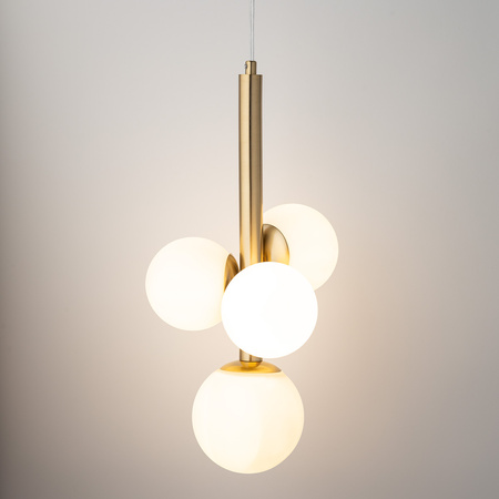 Lampa wisząca kule PERLA LUX 4 Biały 40780