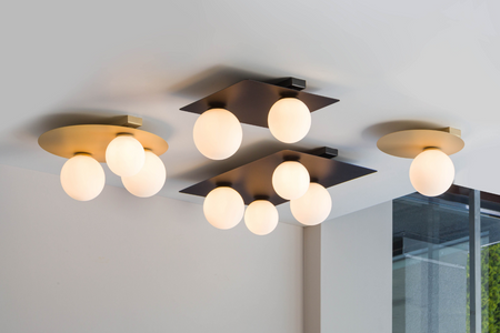 Plafon kule czarny Sigma Lighting ARGON 4 prostokąt 33282