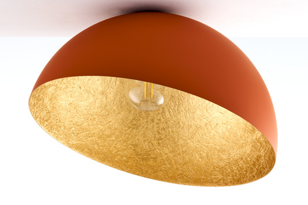 Plafon kopuła ceglany_złoty Sigma Lighting SFERA 50 41518