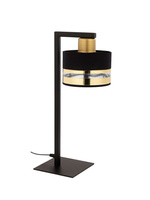 Lampka abażur czarno-złoty Sigma Lighting PRO 50235
