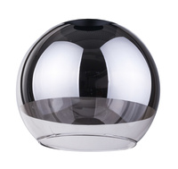 Klosz kulka szklany chrom 14cm E27