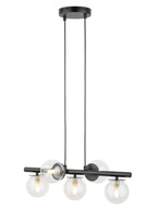 czarny/transparentny